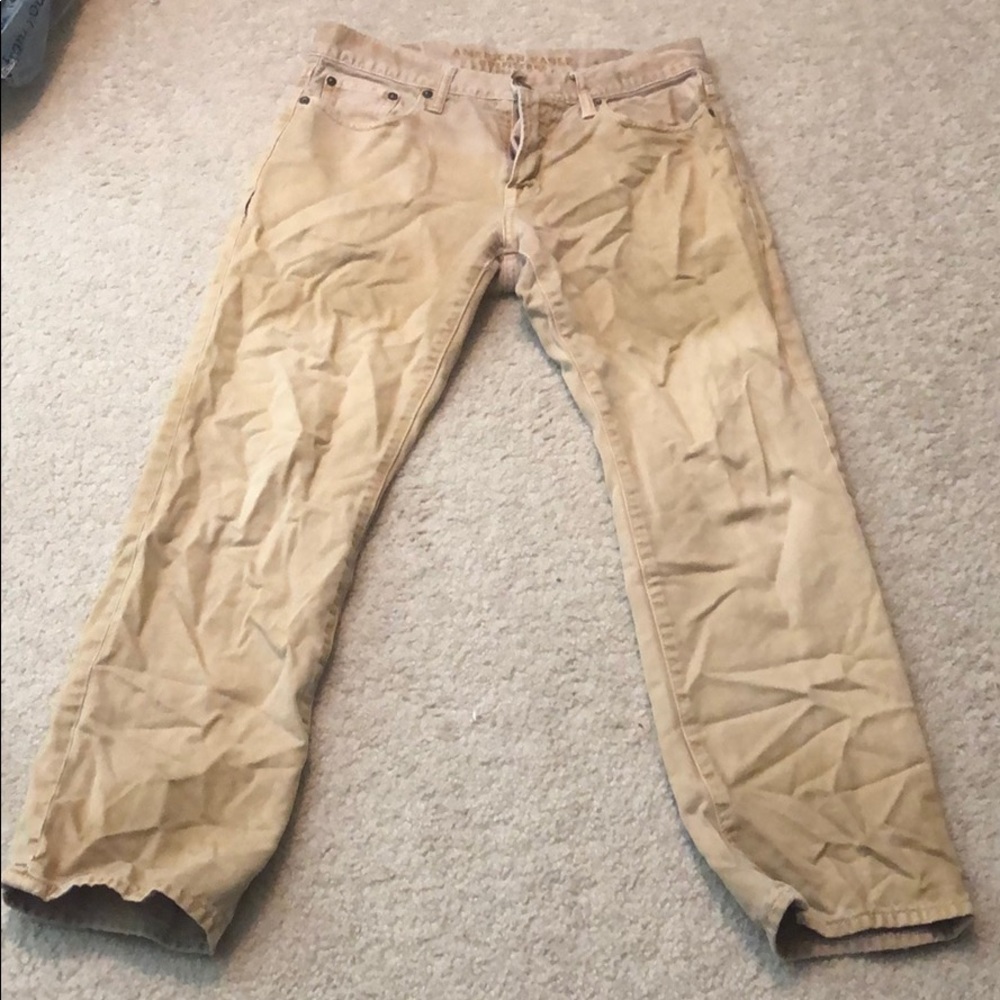 Men's American Eagle Straight Khaki Jeans 30x30